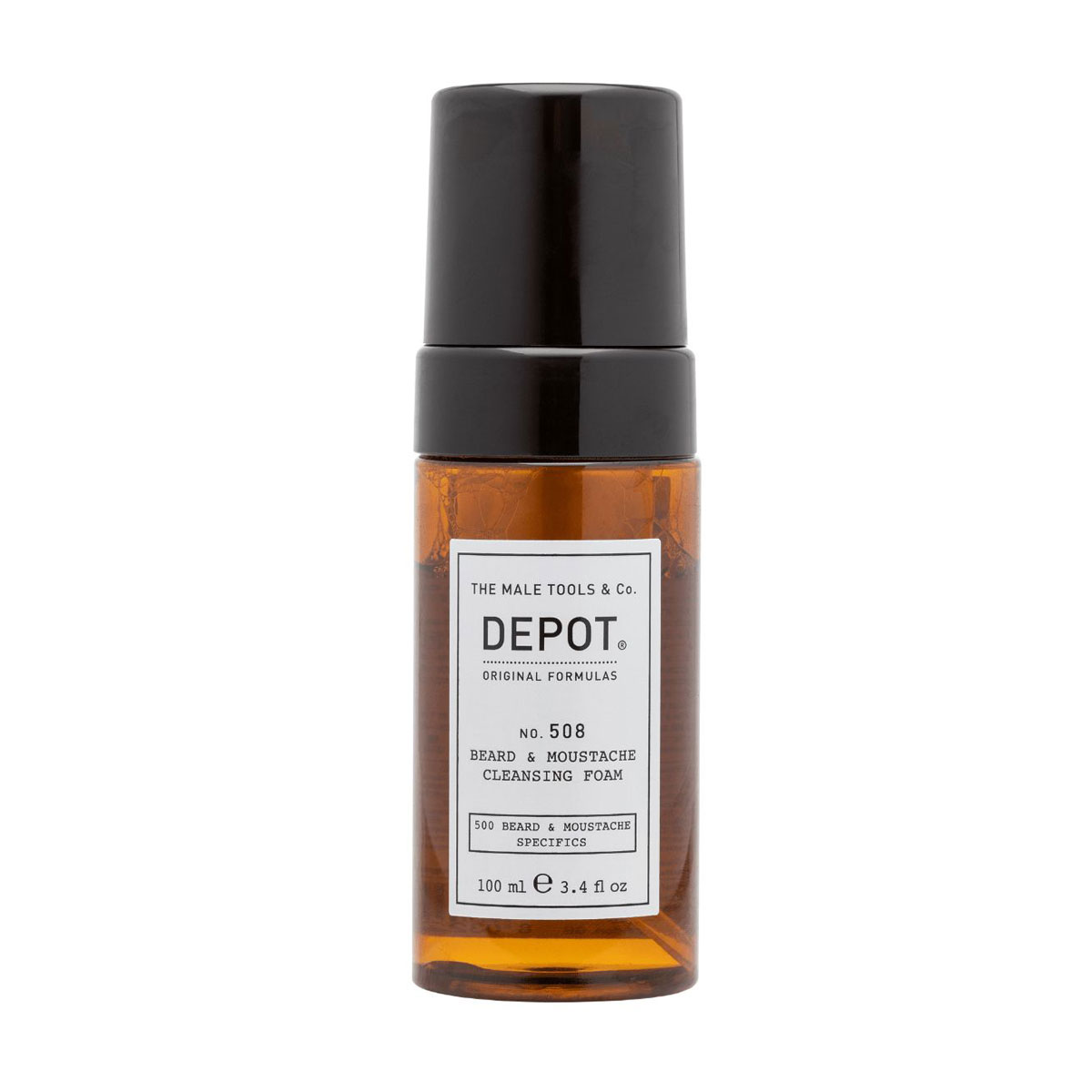 Чоловіча пінка для очищення бороди та вус Depot 508 Beard &amp; Moustache Cleansing Foam, 100 мл